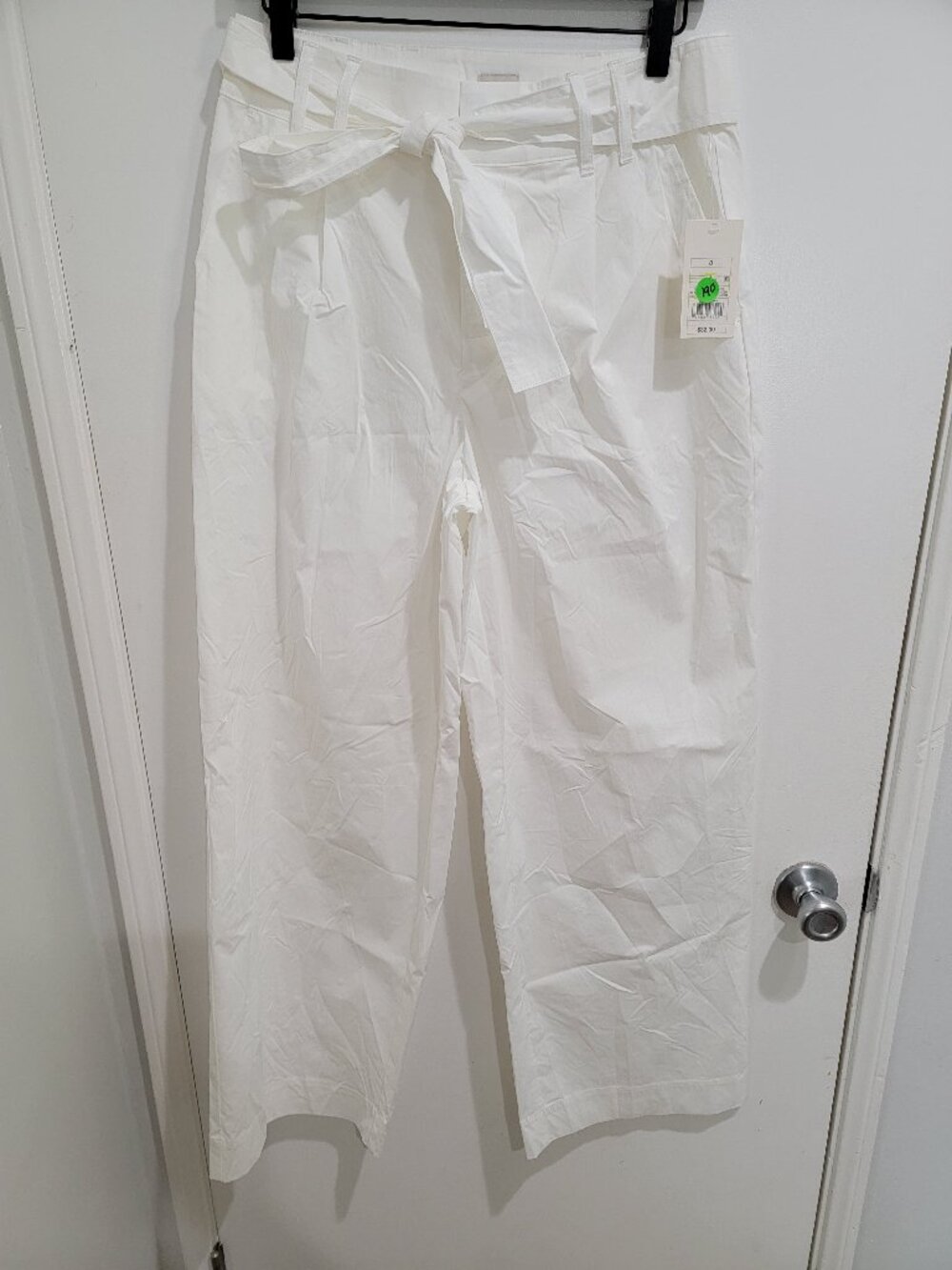 Women's High-Rise Wide Leg Poplin Trousers - a New Day
